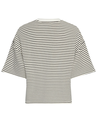 MSCH Copenhagen - MSCHNilda Ima Sweatshirt T-Shirt - Oatmeal/Black